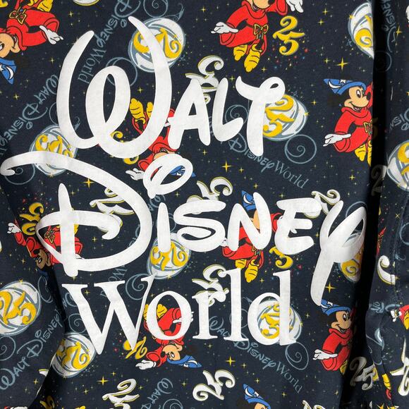 Walt Disney World Sweater Adult 2X Blue 25th Anniversary Vault 50 Mickey Spirit main image 10